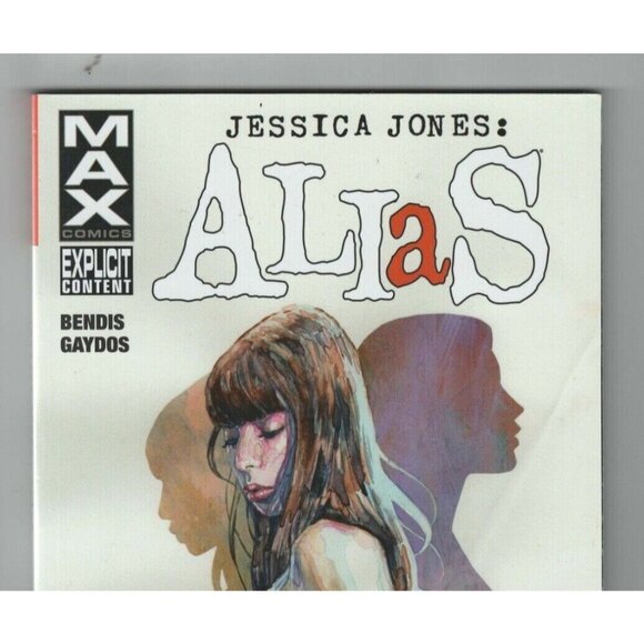 Jessica Jones Alias MAX Bendis Gaydos Vol. 1 Comic Explicit Content Graphic Book - Picture 4 of 10